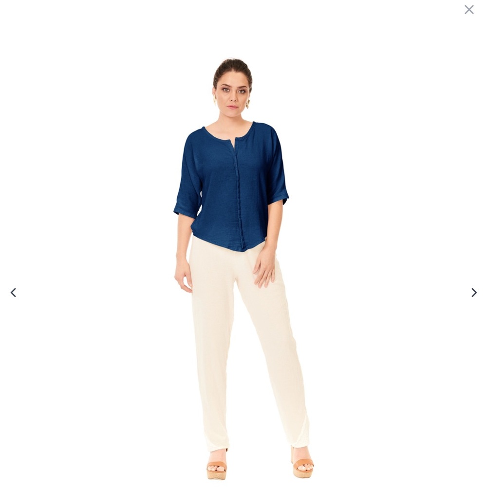 OH MY GAUZE SAPPHIRE TINY TOP 3 (XL)